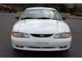1995 Crystal White Ford Mustang V6 Coupe  photo #16