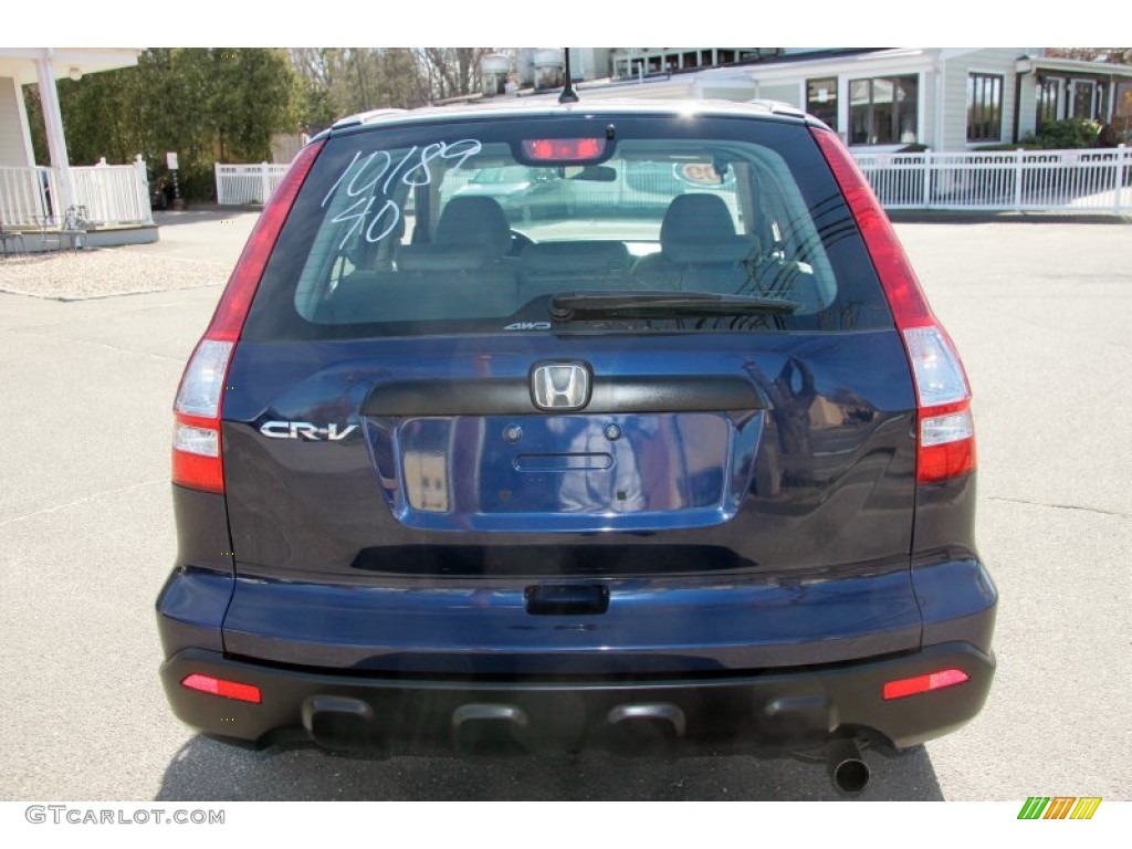 2009 CR-V LX 4WD - Royal Blue Pearl / Gray photo #7