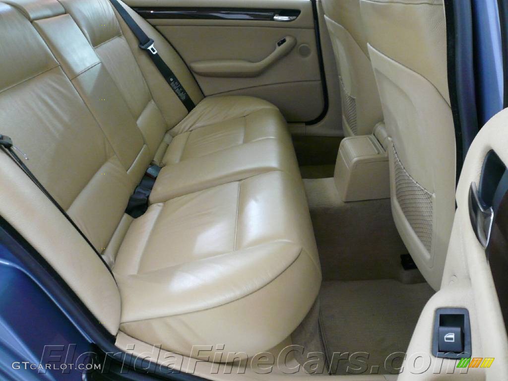 2001 3 Series 325xi Sedan - Steel Blue Metallic / Sand photo #15