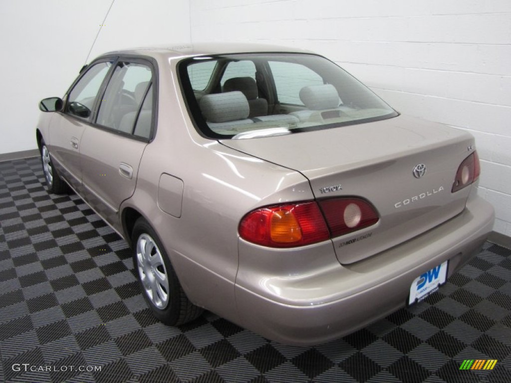 2001 Corolla LE - Sandrift Beige Metallic / Pebble Beige photo #3