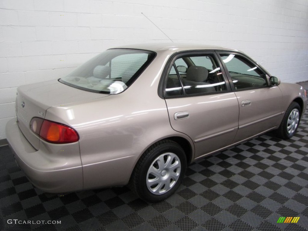 2001 Corolla LE - Sandrift Beige Metallic / Pebble Beige photo #4