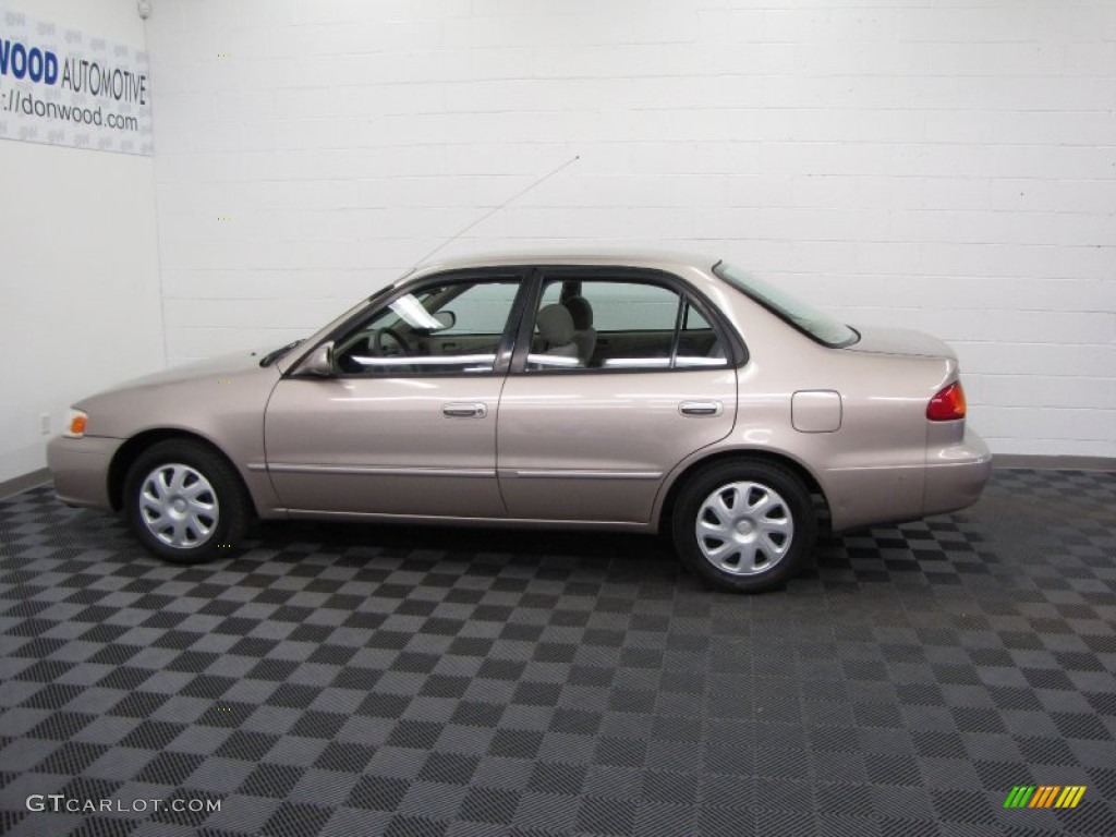 2001 Corolla LE - Sandrift Beige Metallic / Pebble Beige photo #6
