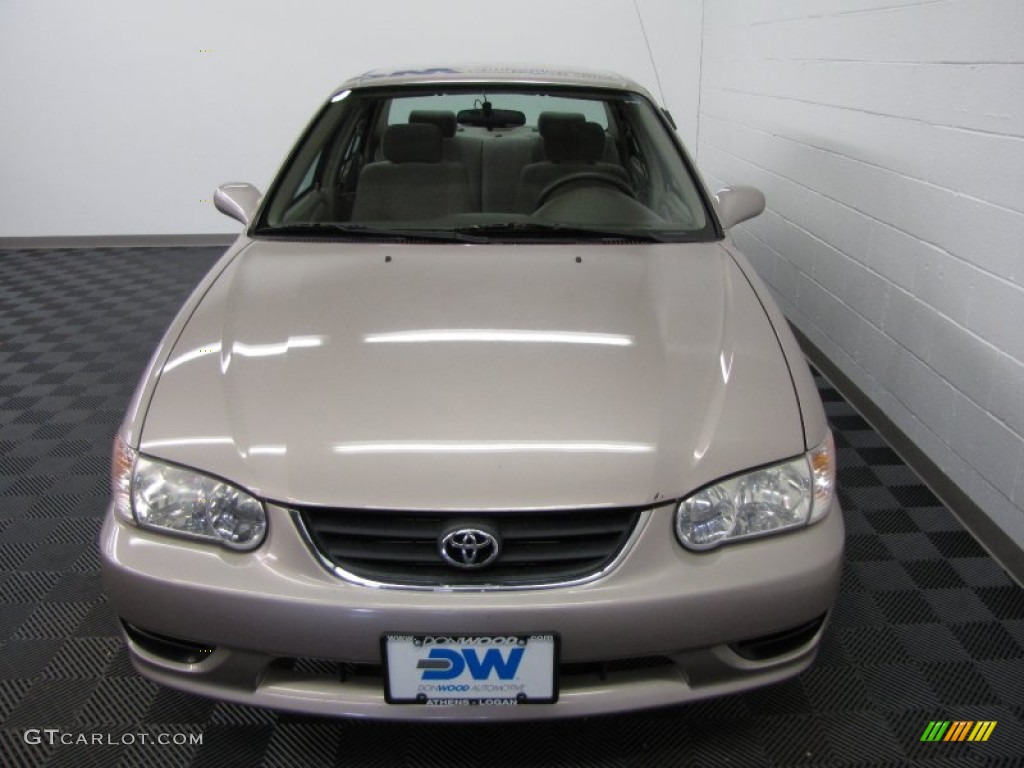2001 Corolla LE - Sandrift Beige Metallic / Pebble Beige photo #7