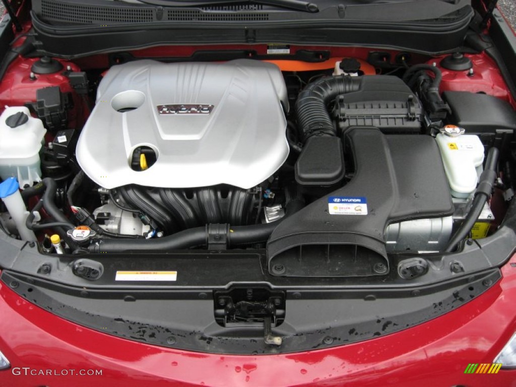 2011 Sonata Hybrid - Venetian Red / Camel photo #9