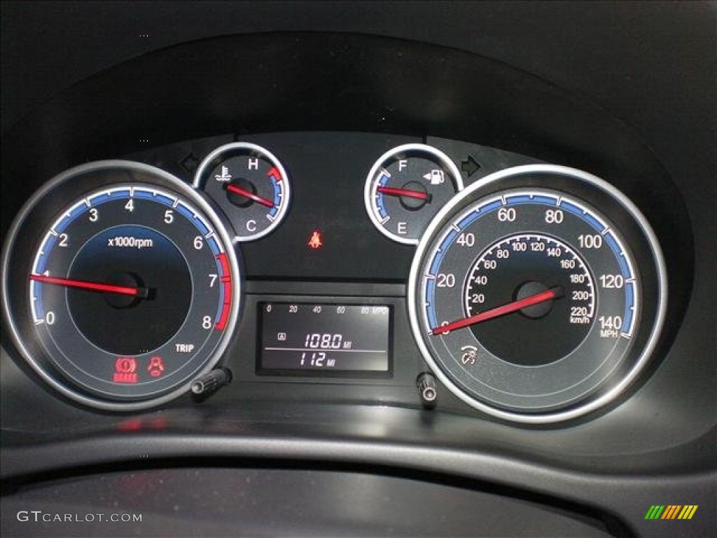 2012 Suzuki SX4 Crossover AWD Gauges Photo #63399237