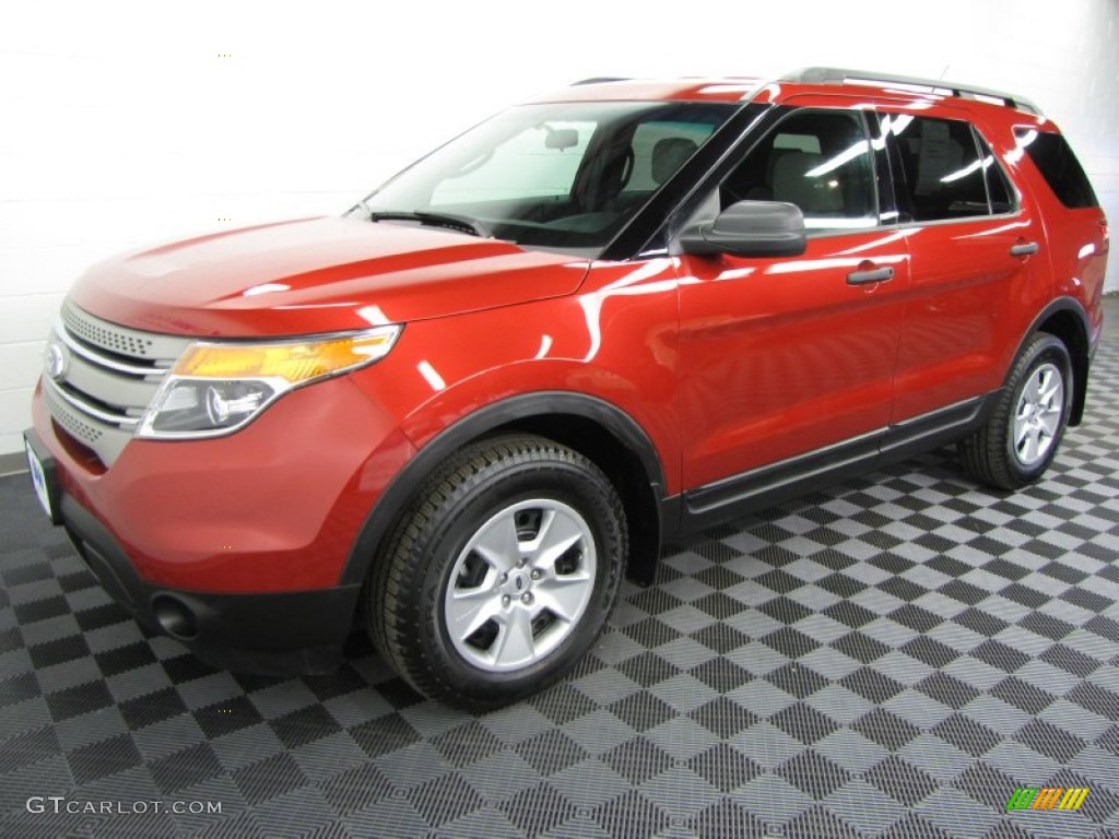 Red Candy Metallic 2011 Ford Explorer 4WD Exterior Photo #63399295