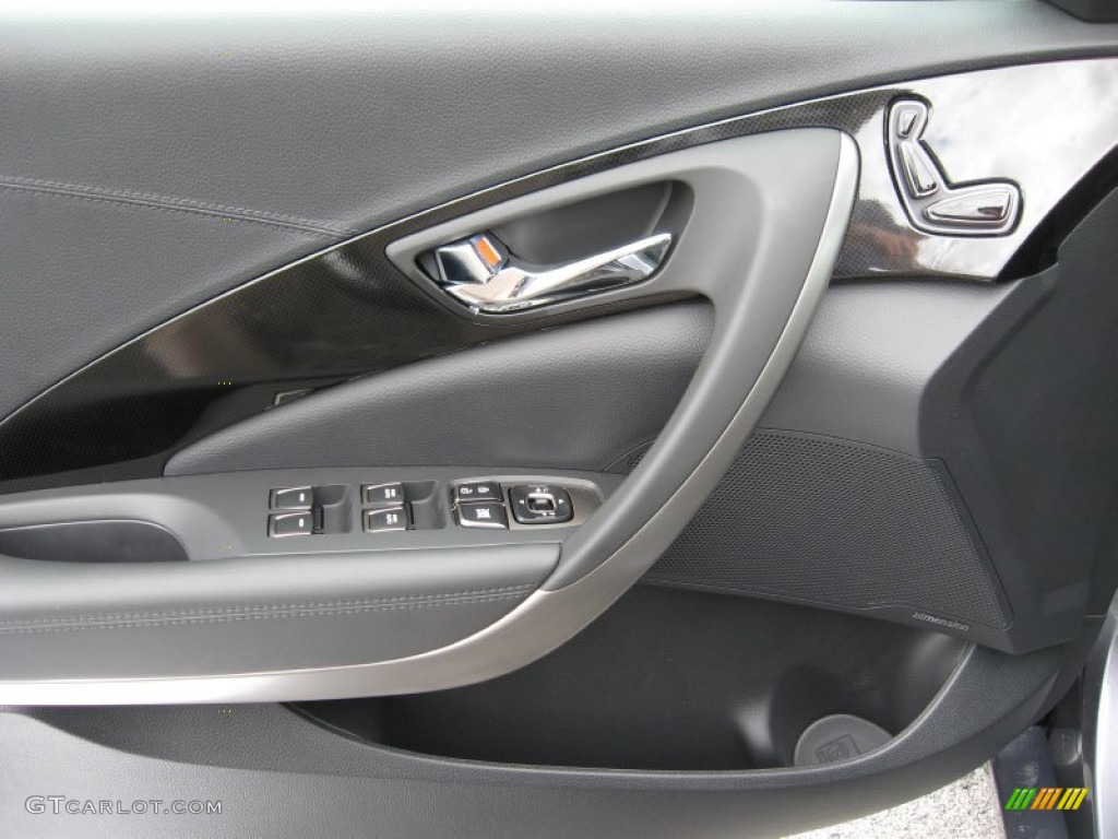 2012 Hyundai Azera Standard Azera Model Black Door Panel Photo #63399484