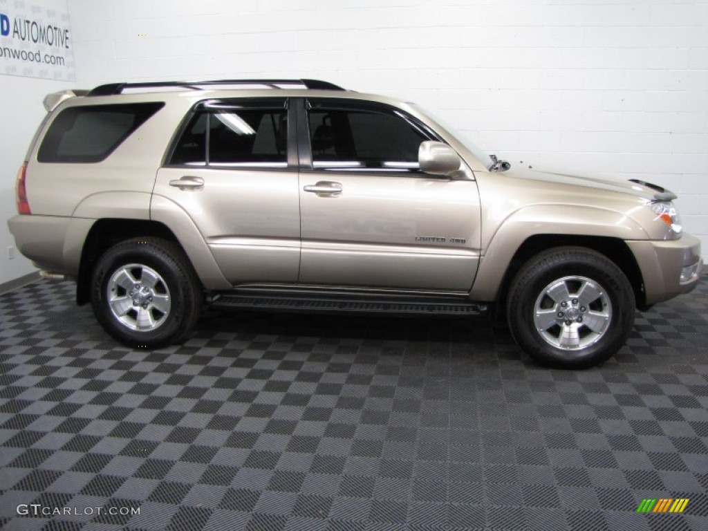 2005 4Runner Limited 4x4 - Dorado Gold Pearl / Taupe photo #5