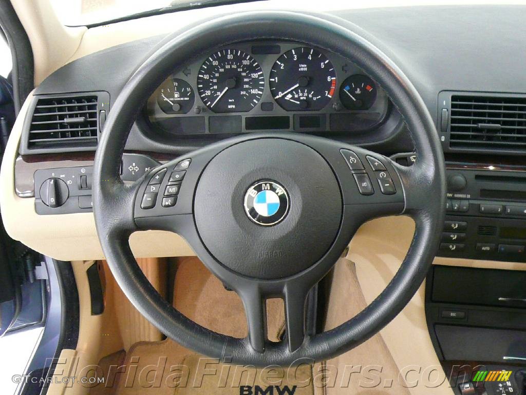 2001 3 Series 325xi Sedan - Steel Blue Metallic / Sand photo #19