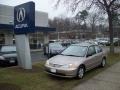 2001 Titanium Metallic Honda Civic LX Sedan  photo #1