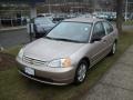 Titanium Metallic - Civic LX Sedan Photo No. 3