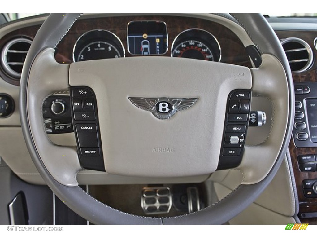 2006 Bentley Continental GT Standard Continental GT Model Savannah Steering Wheel Photo #63401506