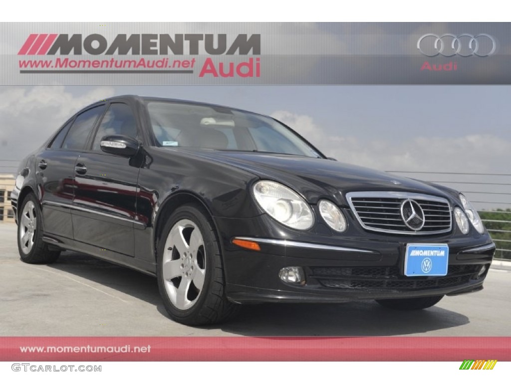 2005 E 500 Sedan - Black / Stone photo #1