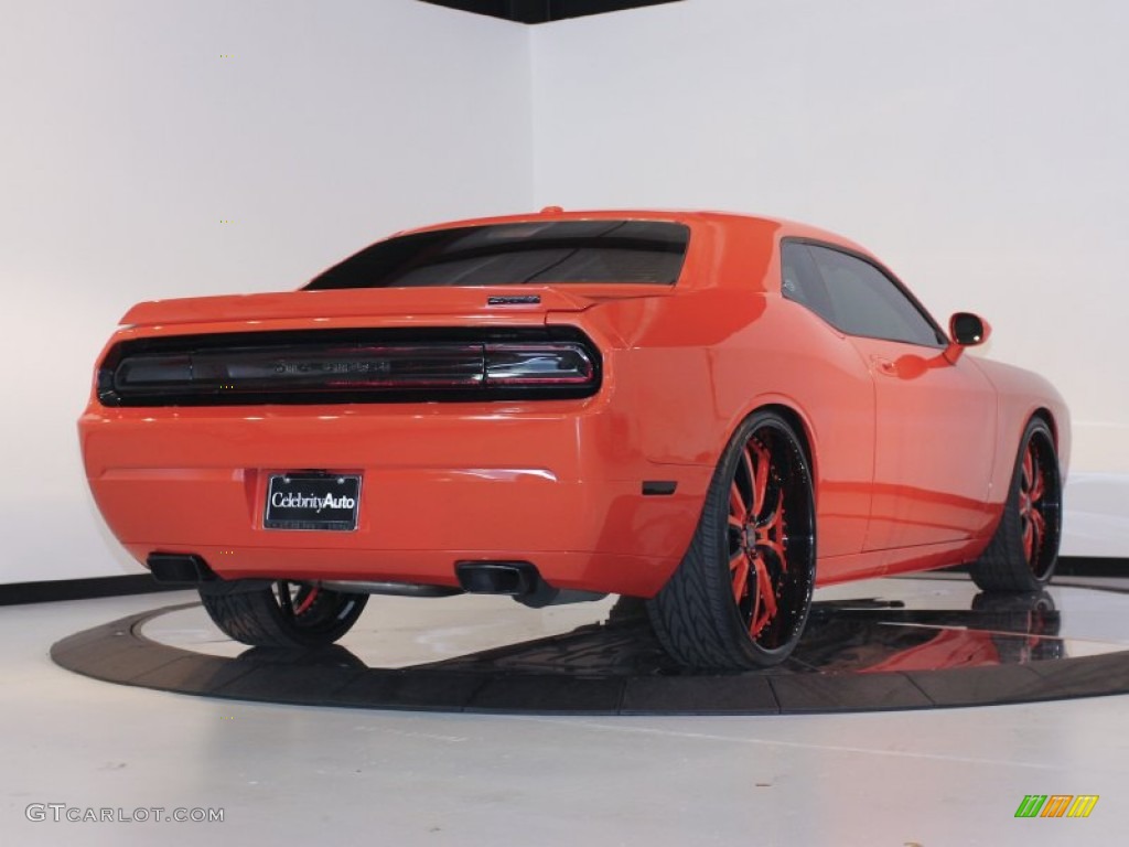 2008 Challenger SRT8 - HEMI Orange / Dark Slate Gray photo #7