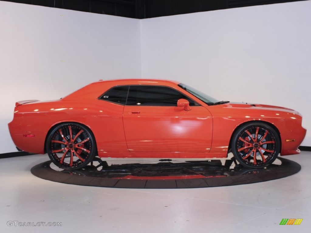 2008 Challenger SRT8 - HEMI Orange / Dark Slate Gray photo #8