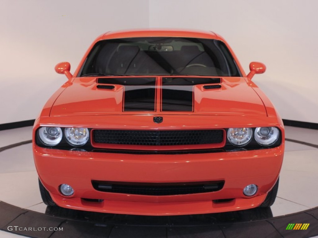 2008 Challenger SRT8 - HEMI Orange / Dark Slate Gray photo #10