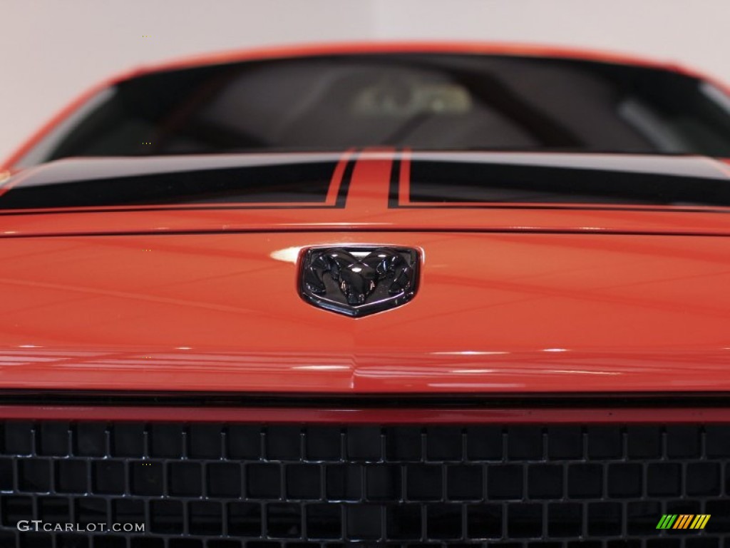 2008 Challenger SRT8 - HEMI Orange / Dark Slate Gray photo #12