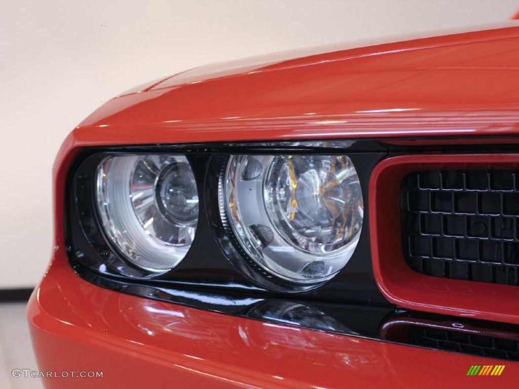 2008 Challenger SRT8 - HEMI Orange / Dark Slate Gray photo #13