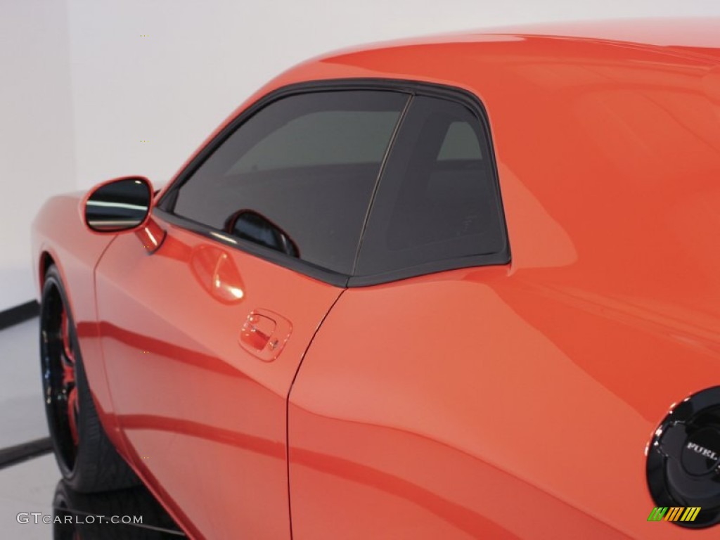 2008 Challenger SRT8 - HEMI Orange / Dark Slate Gray photo #42