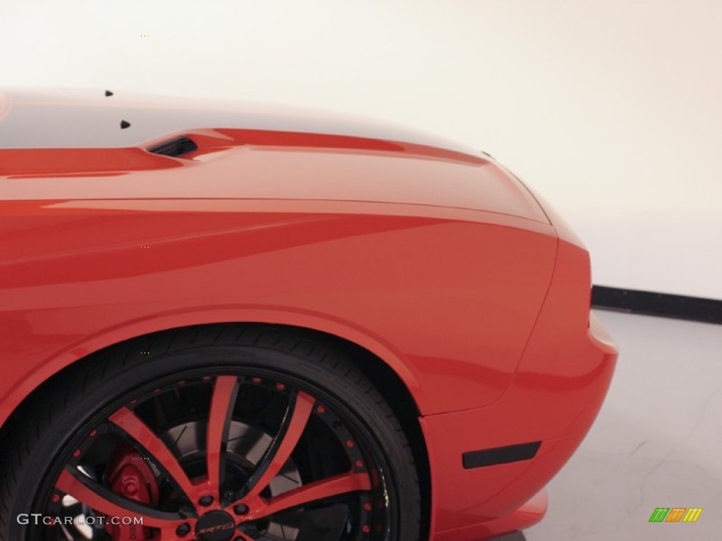 2008 Challenger SRT8 - HEMI Orange / Dark Slate Gray photo #47