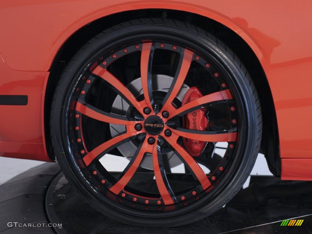2008 Challenger SRT8 - HEMI Orange / Dark Slate Gray photo #55