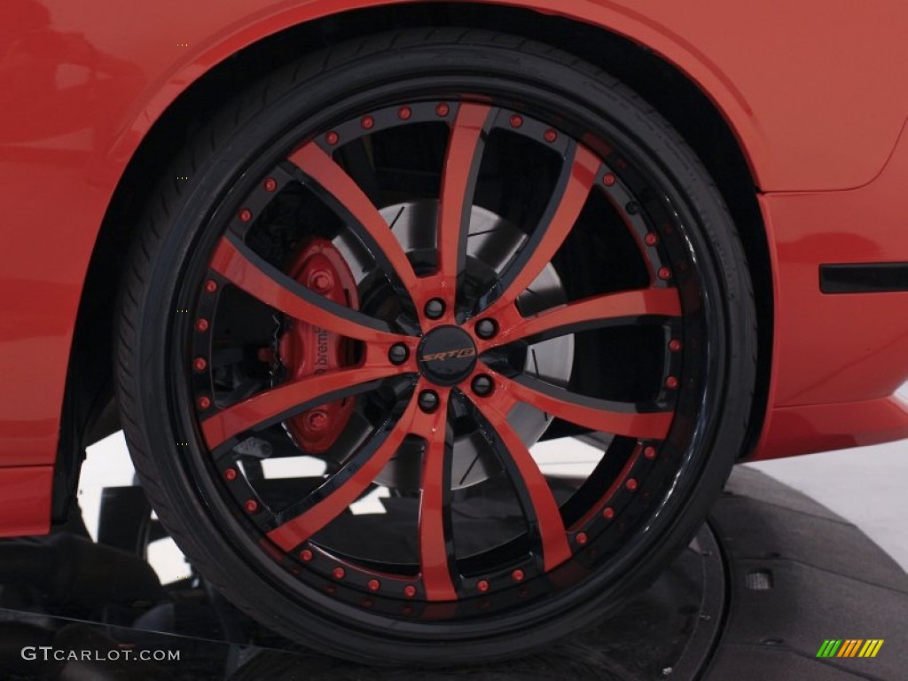 2008 Challenger SRT8 - HEMI Orange / Dark Slate Gray photo #56