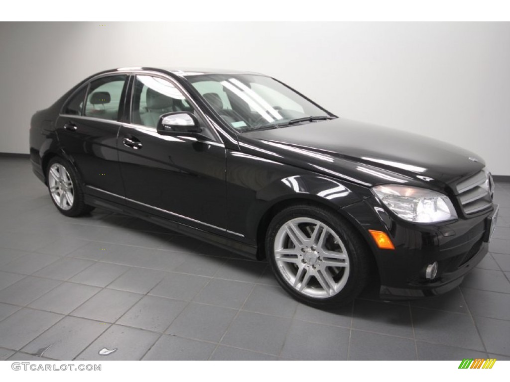 2009 C 350 Sport - Black / Grey/Black photo #1