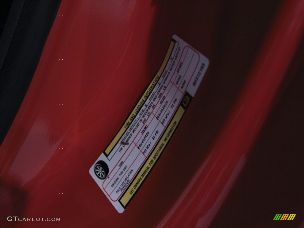 2008 Dodge Challenger SRT8 Info Tag Photo #63404487