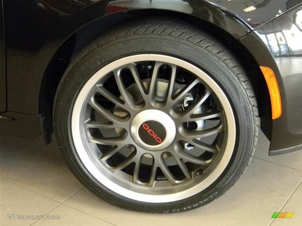 2012 Fiat 500 Lounge Custom Wheels Photo #63405407