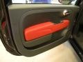 2012 Nero (Black) Fiat 500 Lounge  photo #8