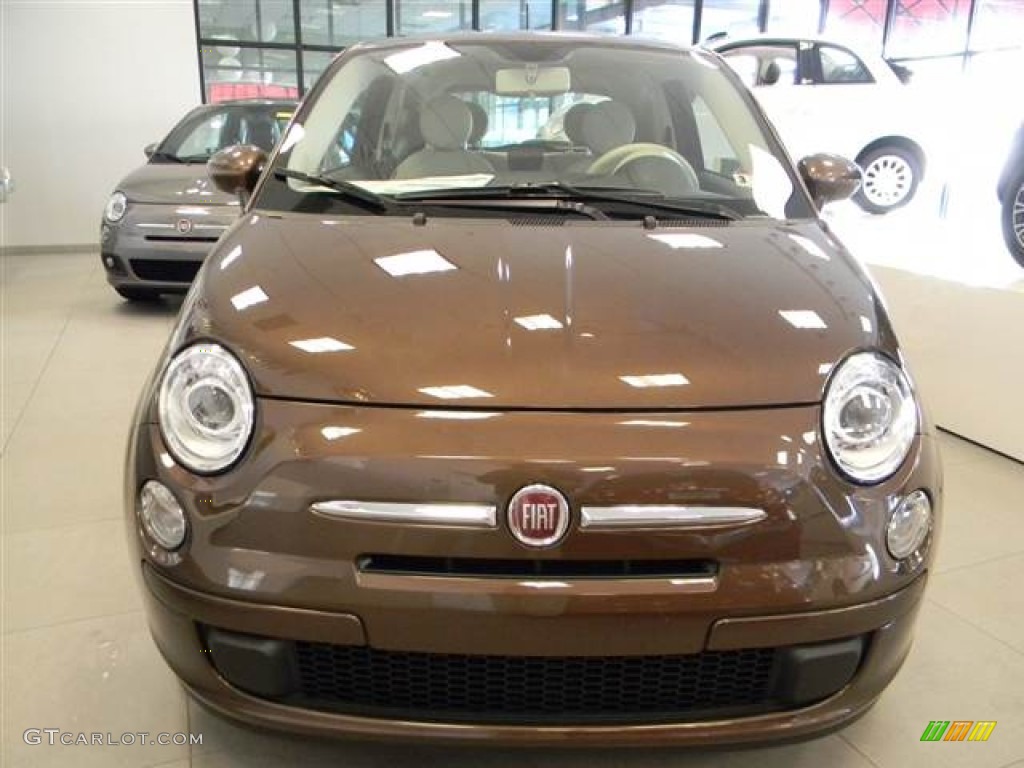 2012 500 Pop - Espresso (Brown) / Tessuto Marrone/Avorio (Brown/Ivory) photo #2