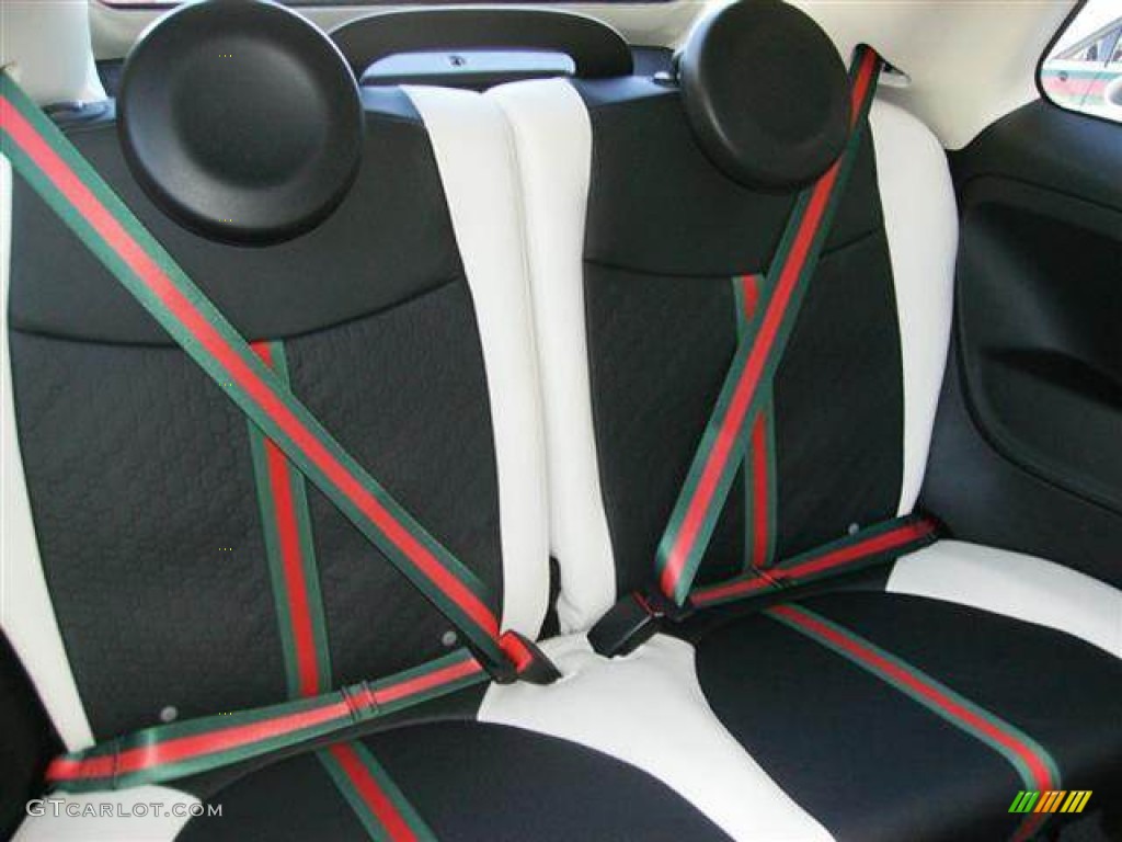 2012 Fiat 500 c cabrio Gucci Rear Seat Photo #63406229