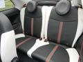 2012 Fiat 500 500 by Gucci Nero (Black) Interior Rear Seat Photo
