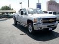 Sheer Silver Metallic - Silverado 2500HD LT Crew Cab Photo No. 8