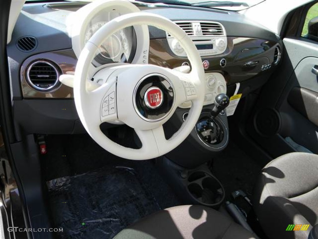 2012 500 Pop - Espresso (Brown) / Tessuto Marrone/Avorio (Brown/Ivory) photo #5