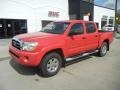 2007 Radiant Red Toyota Tacoma V6 SR5 PreRunner Double Cab  photo #2