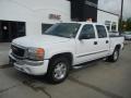 2005 Summit White GMC Sierra 1500 SLT Crew Cab 4x4  photo #2