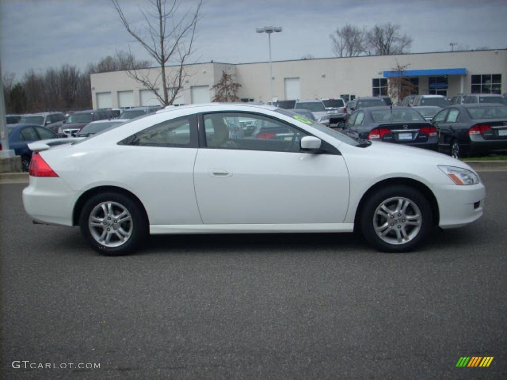 2006 Accord EX-L Coupe - Taffeta White / Ivory photo #2