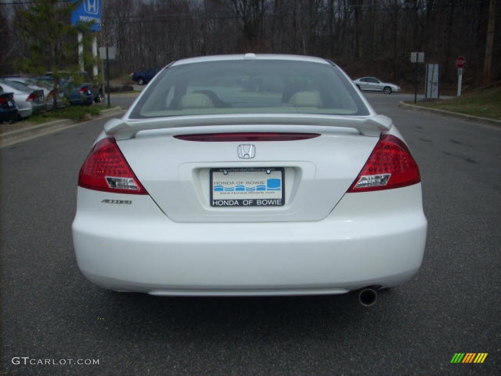 2006 Accord EX-L Coupe - Taffeta White / Ivory photo #4