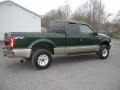 2000 Woodland Green Metallic Ford F250 Super Duty Lariat Extended Cab 4x4  photo #11