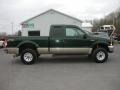2000 Woodland Green Metallic Ford F250 Super Duty Lariat Extended Cab 4x4  photo #13