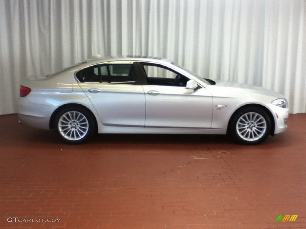 Titanium Silver Metallic 2012 BMW 5 Series 535i xDrive Sedan Exterior Photo #63409494