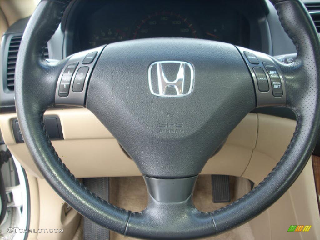 2006 Accord EX-L Coupe - Taffeta White / Ivory photo #17