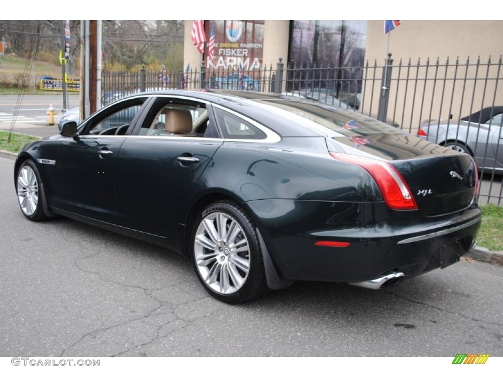 Botanical Green Metallic 2011 Jaguar XJ XJL Supercharged Exterior Photo #63410021