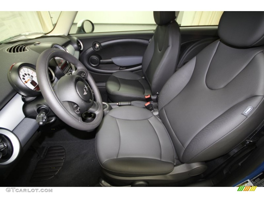 Carbon Black Interior 2012 Mini Cooper Hardtop Photo #63411104