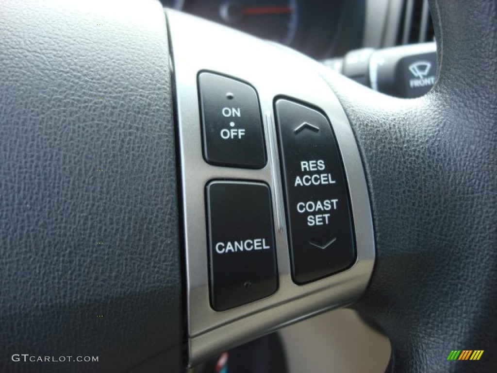 2010 Elantra GLS - Ebony Black / Beige photo #17