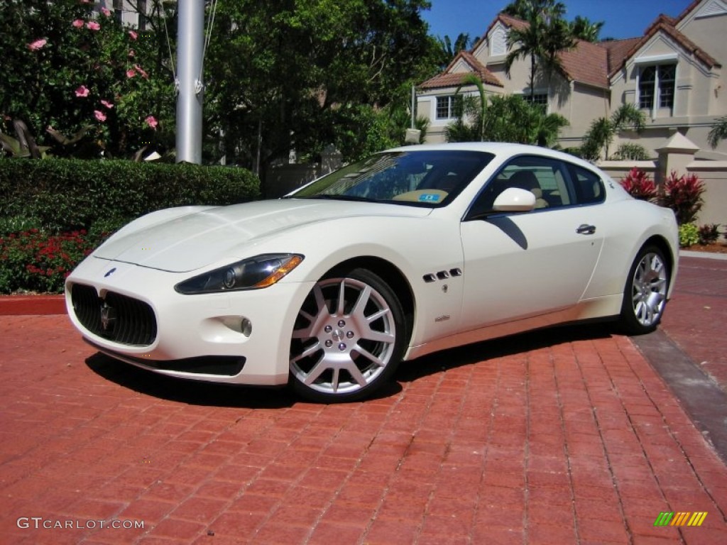 Bianco (White) 2008 Maserati GranTurismo Standard GranTurismo Model Exterior Photo #63412367