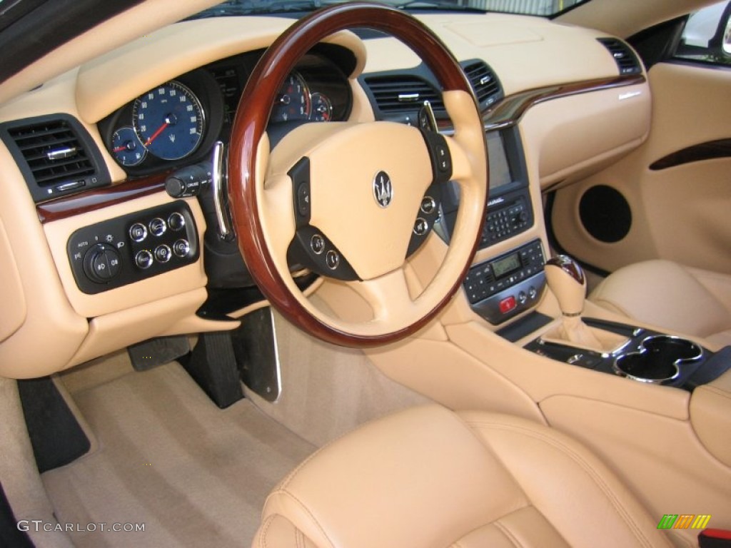 Beige Interior 2008 Maserati GranTurismo Standard GranTurismo Model Photo #63412526