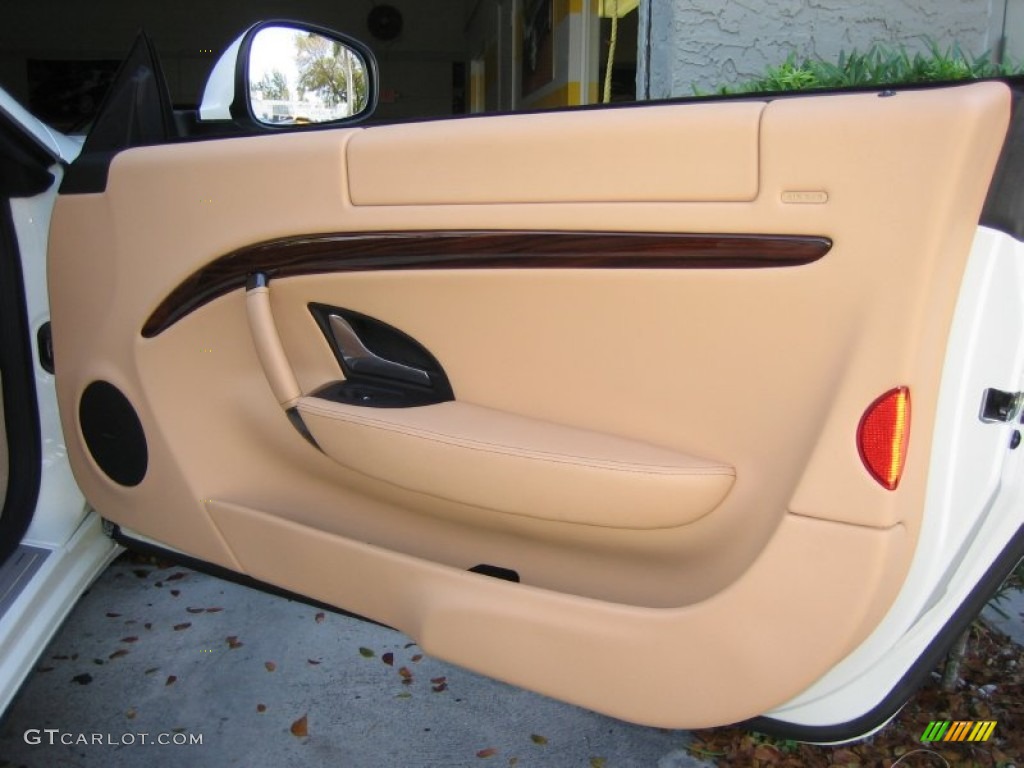 2008 Maserati GranTurismo Standard GranTurismo Model Beige Door Panel Photo #63412643