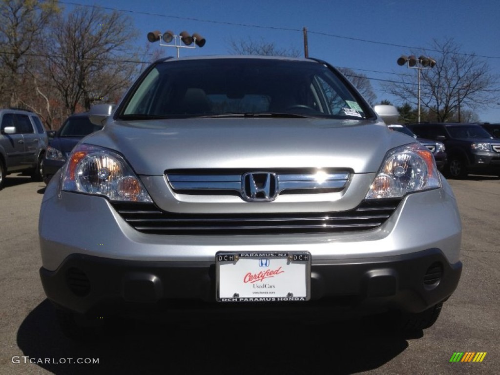 2009 CR-V EX-L 4WD - Alabaster Silver Metallic / Gray photo #6